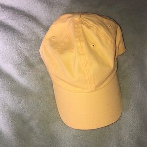 never worn yellow baseball cap